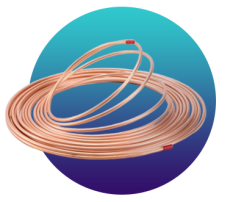 لوله مسی کلاف